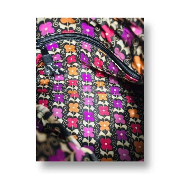 Vera Bradley Multicolor Suzani Floral Quilted Shoulder Bag Cotton Chain Strap - Picture 14 of 16